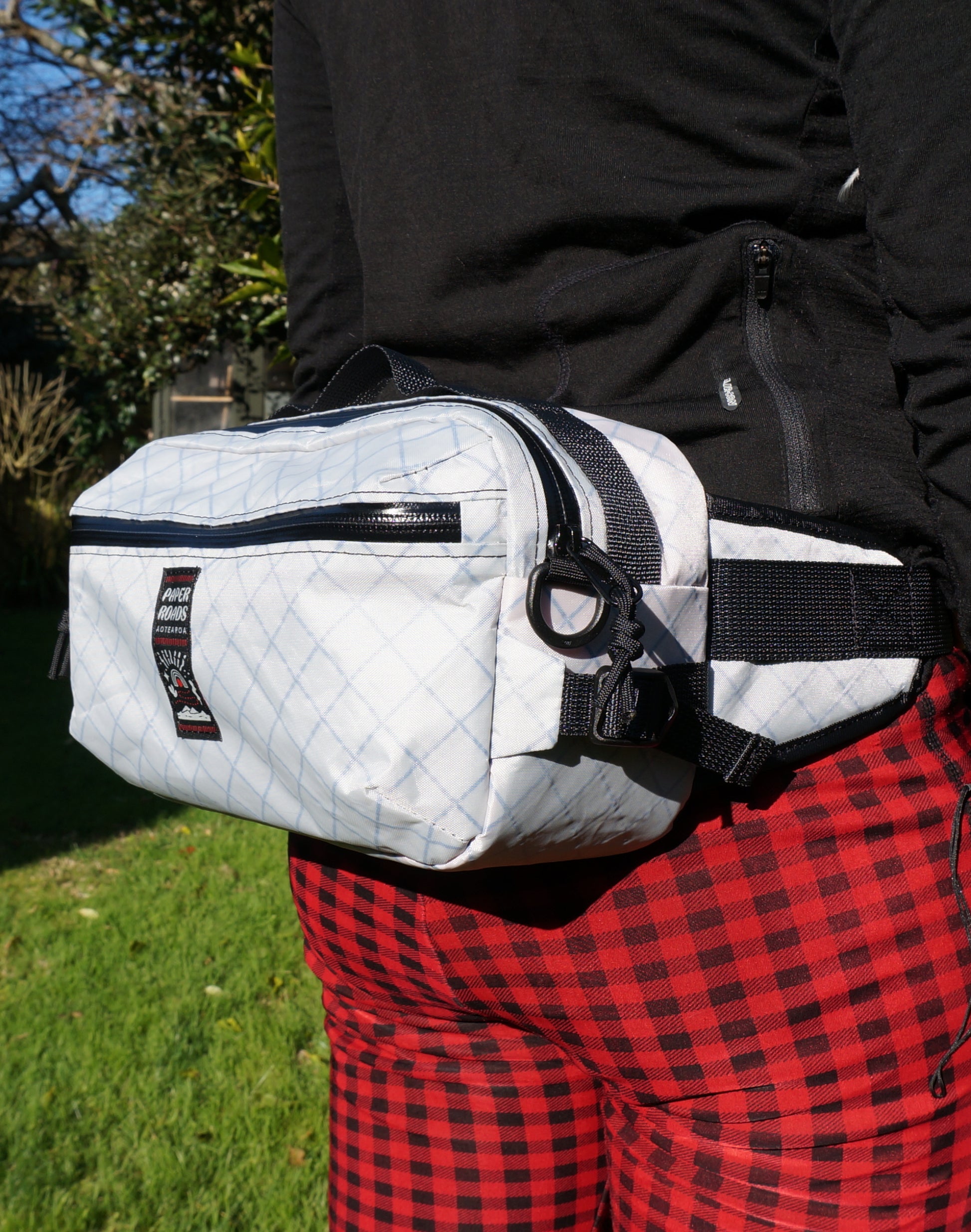 Bike handlebar bag hip pack gravel commuting mountain bike NZ handmade