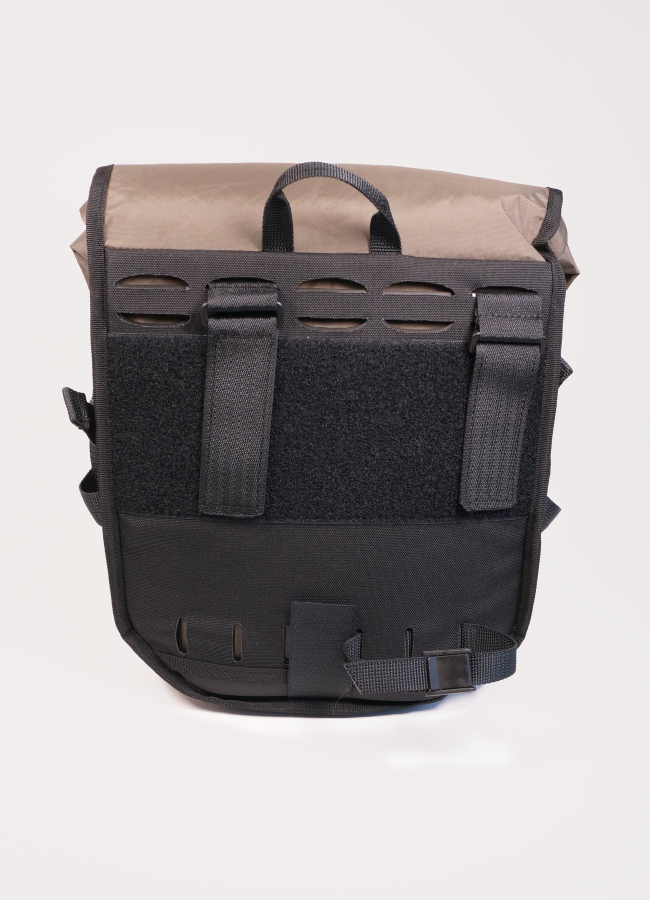 Bikepacking touring roll top panniers 12L. Custom handmade ultralight waterproof, sturdy for riding gravel and mountain bike trails. Made New Zealand bike bags.
