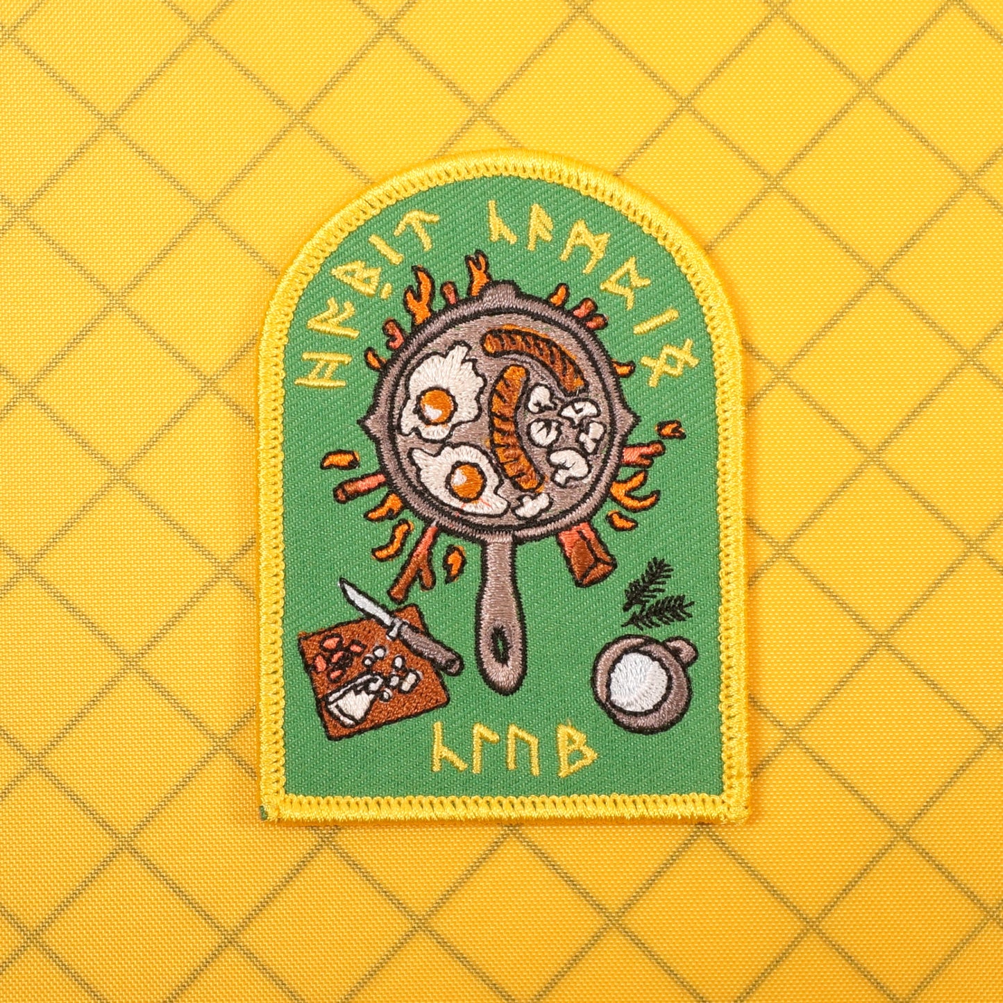 Nomad patch embroidered hobbit camping club small gift