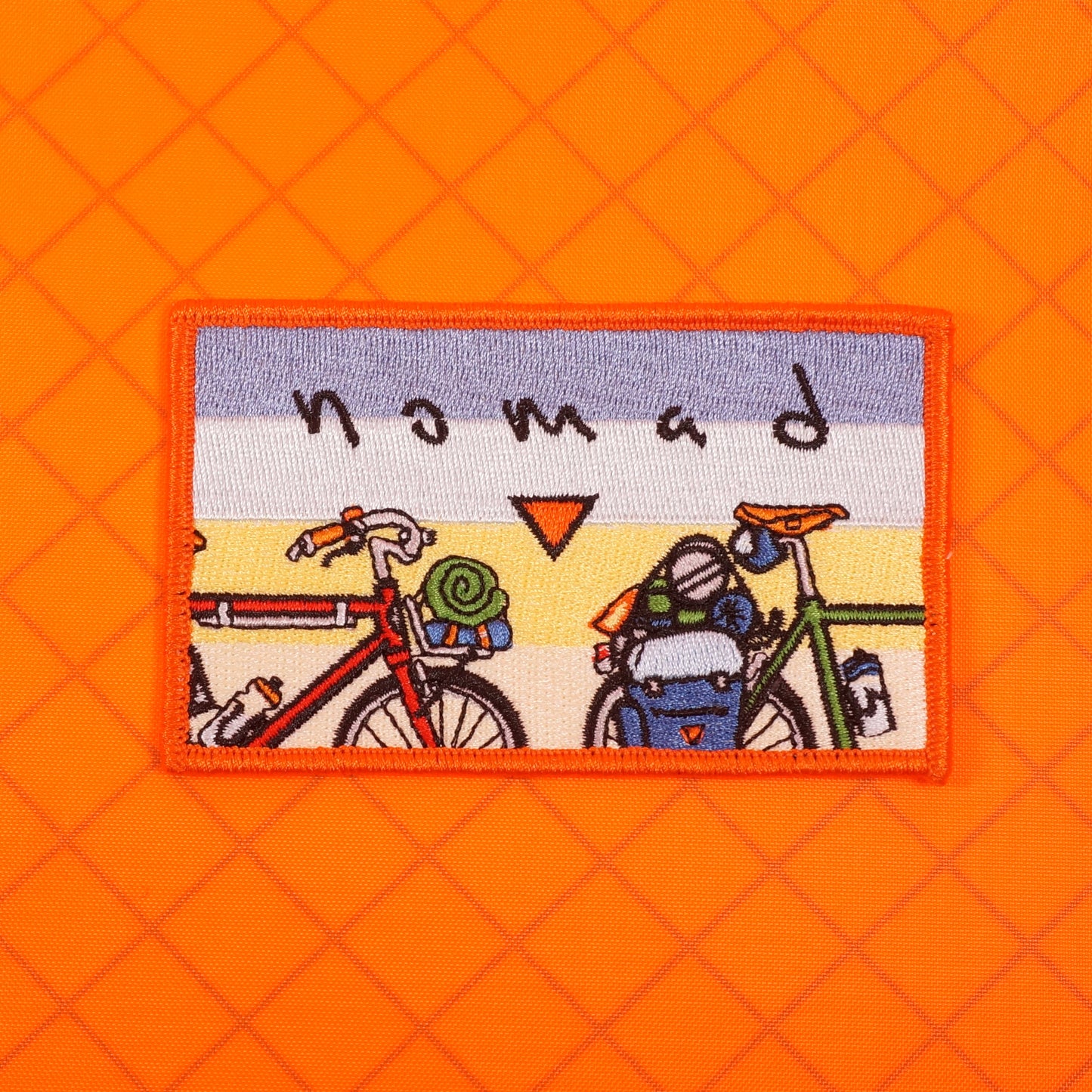 Nomad patch embroidered bicycle touring small gift