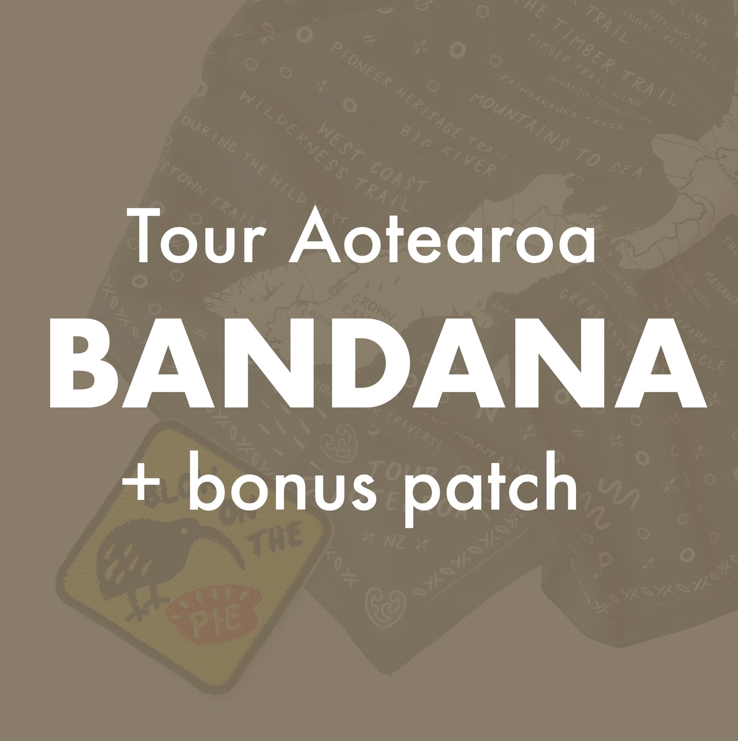 Tour Aotearoa Bandana + Bonus Patch