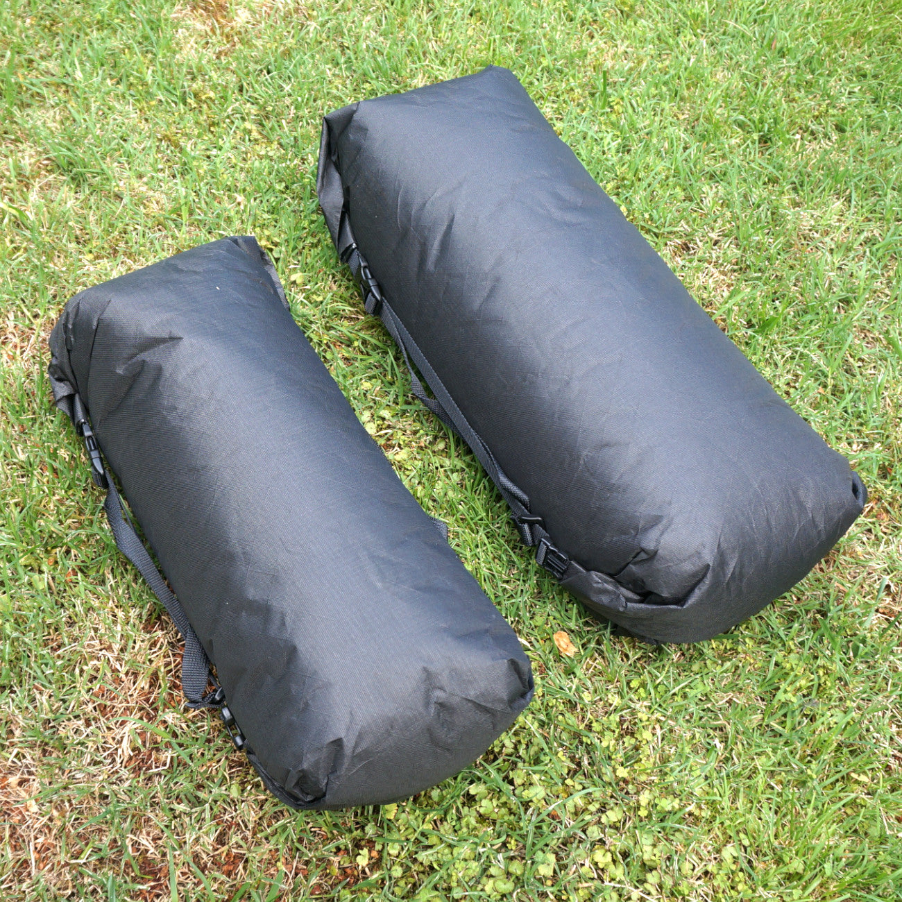 wayward riders harness bikepacking cycling dry bag roll dyneema long skinny