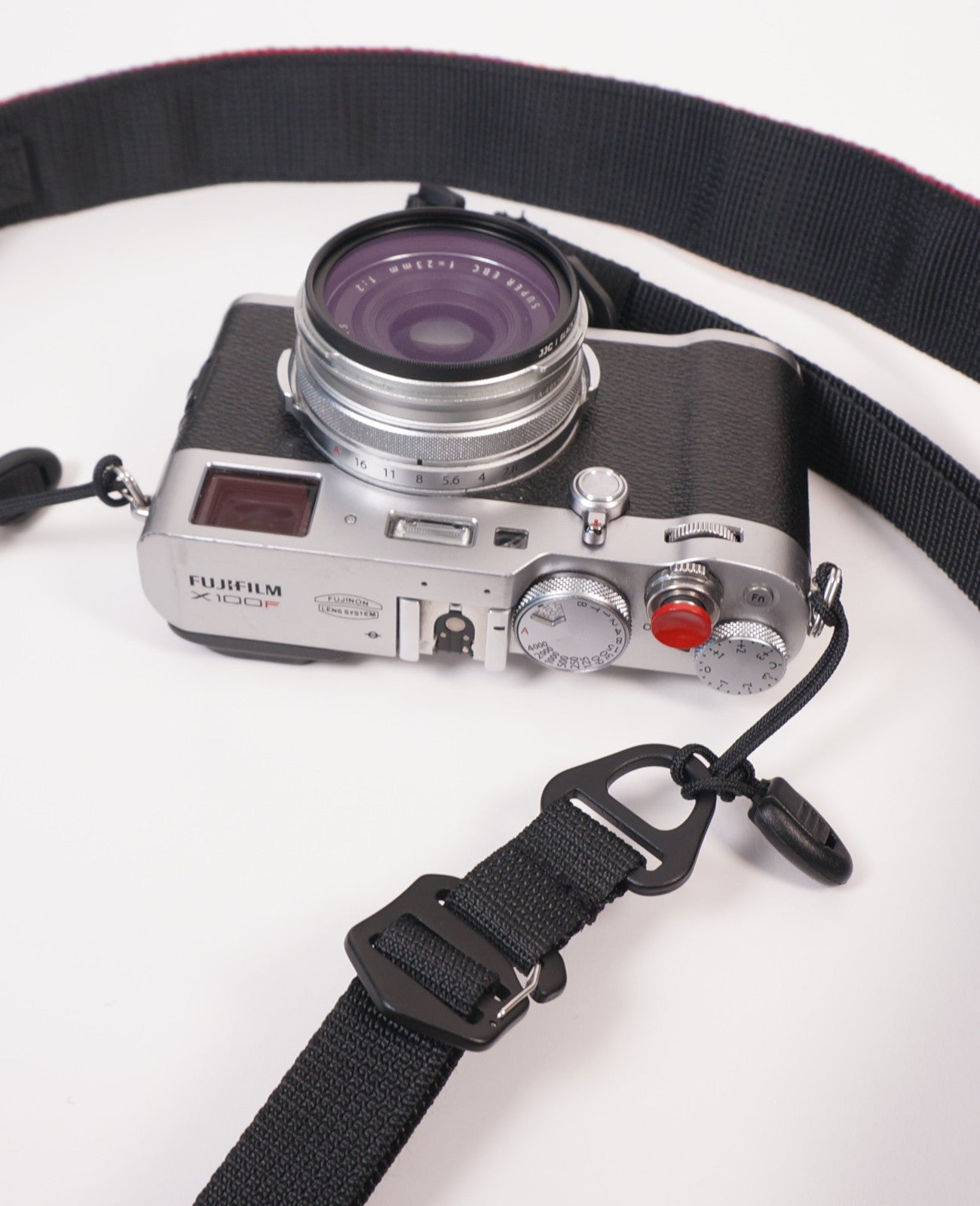 3 point camera strap attachment points for cycling photography