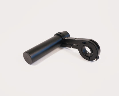 Bar riser handelbar extension mount for lights, Garmin, GPS gadgets. Bikepacking, touring, commuting, bike riding.