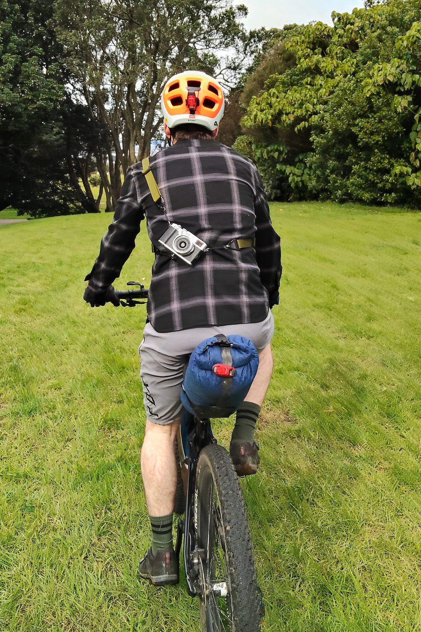 cycling 3 point camera strap quick release made in new zealand