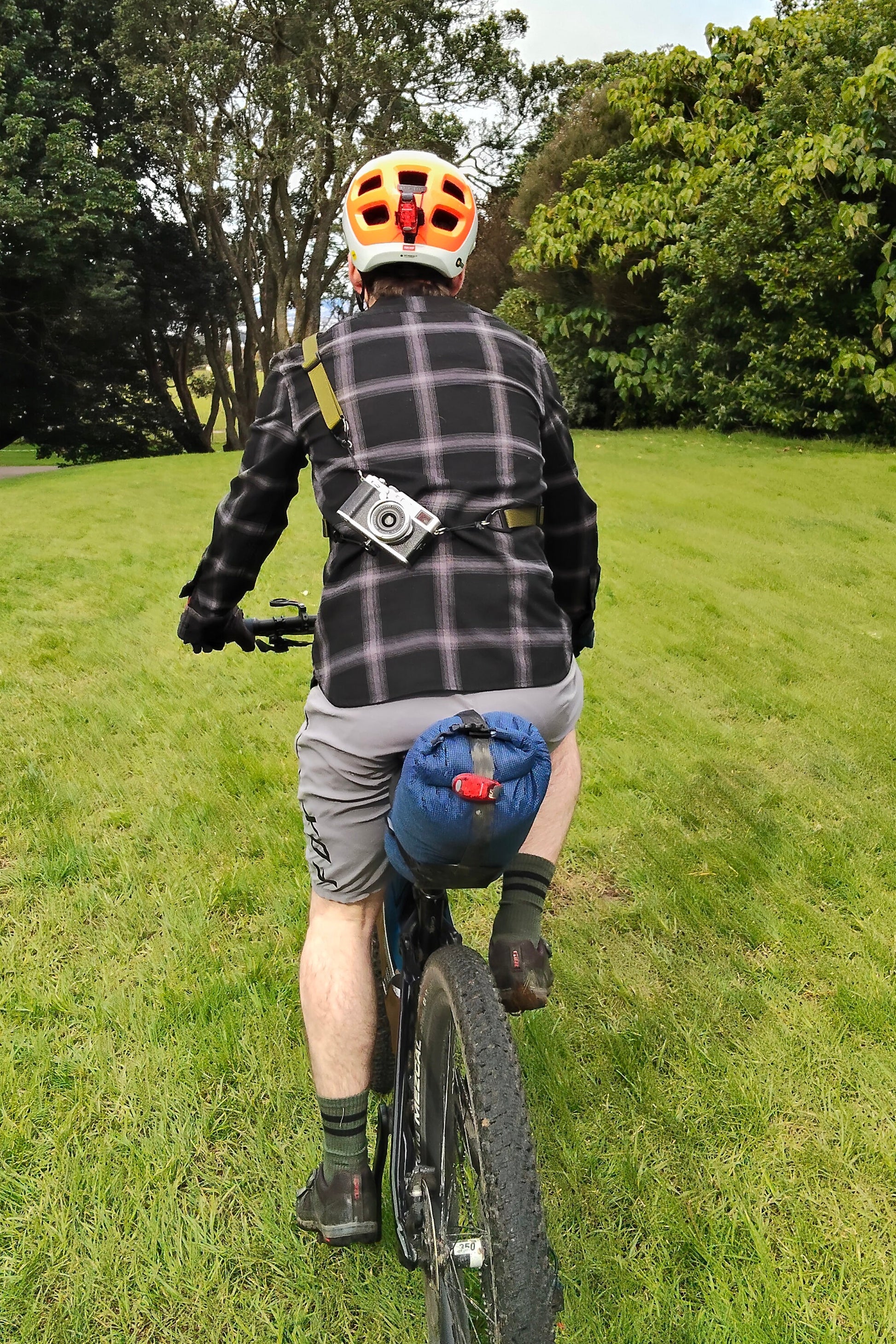 cycling 3 point camera strap quick release made in new zealand