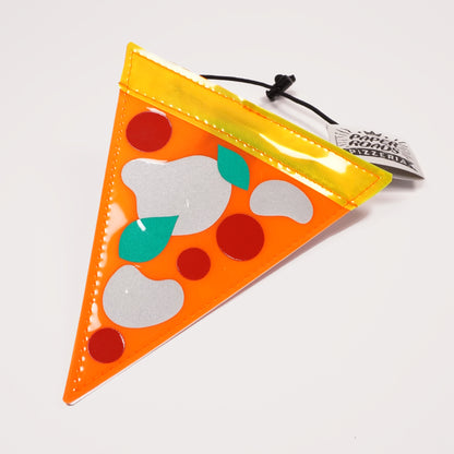 Safety pizza, reflective triangle. Bikepacking, commuting, bike riding. Made in NZ.
