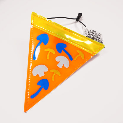 Safety pizza, reflective triangle. Bikepacking, commuting, bike riding. Made in NZ.