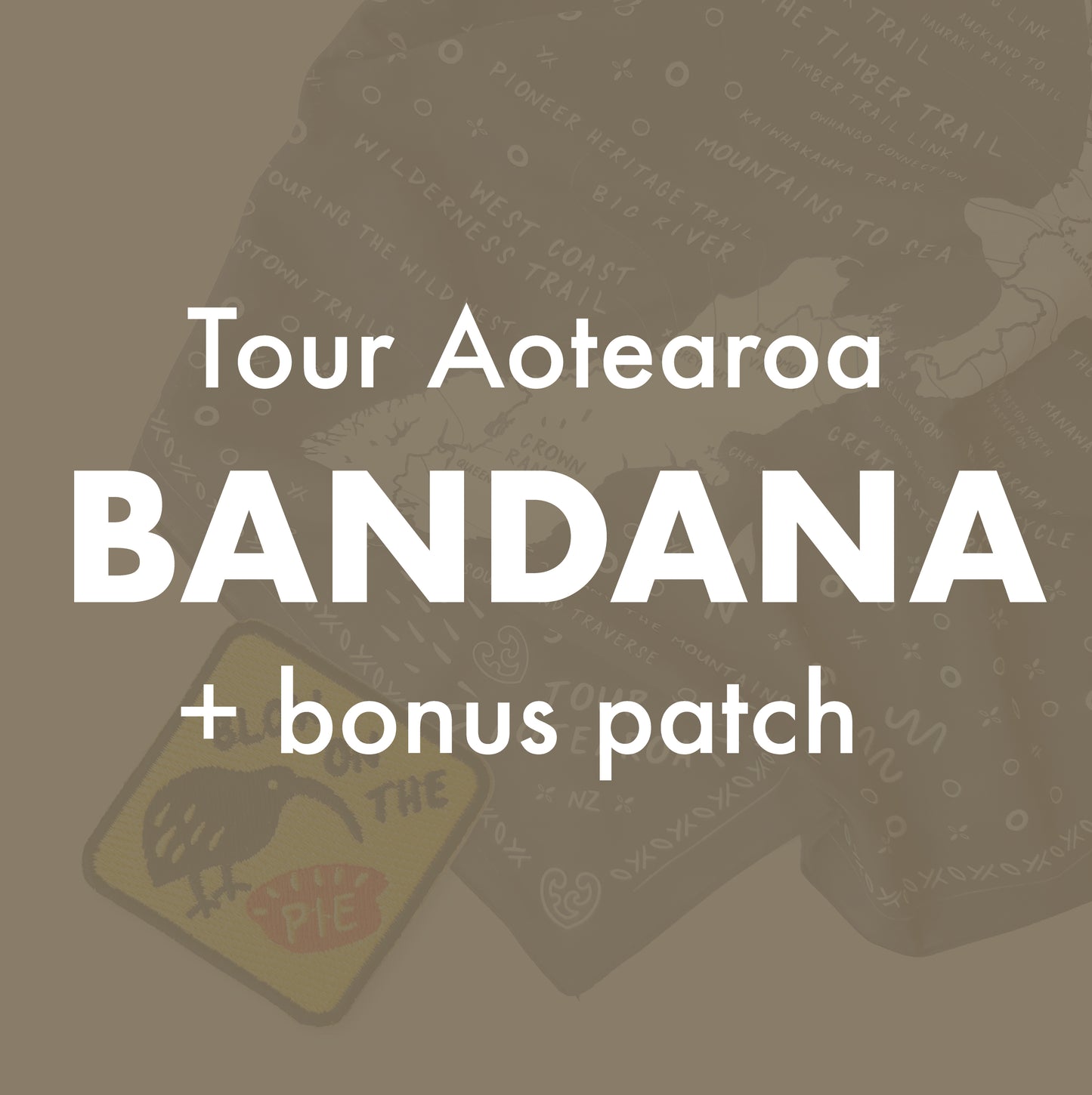 Tour Aotearoa Bandana + Bonus Patch