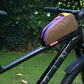 custom top tube bag large NZ hand made bikepacking cycling bikes