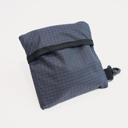 Cycling biking bikepacking touring musette. Small packable shoulder bag for shopping or commuting. Made in New Zealand by Paper Roads Aotearoa. Colourful, souvenir, gift.